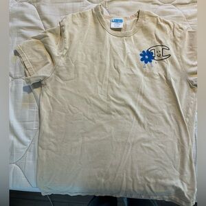Champion cream graphic tee
